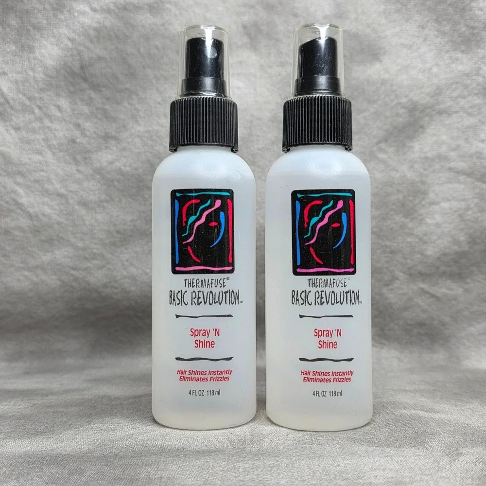 (X2) Thermafuse Basic Revolution Spray 'n Shine 4 fl oz Eliminates‎ Frizz